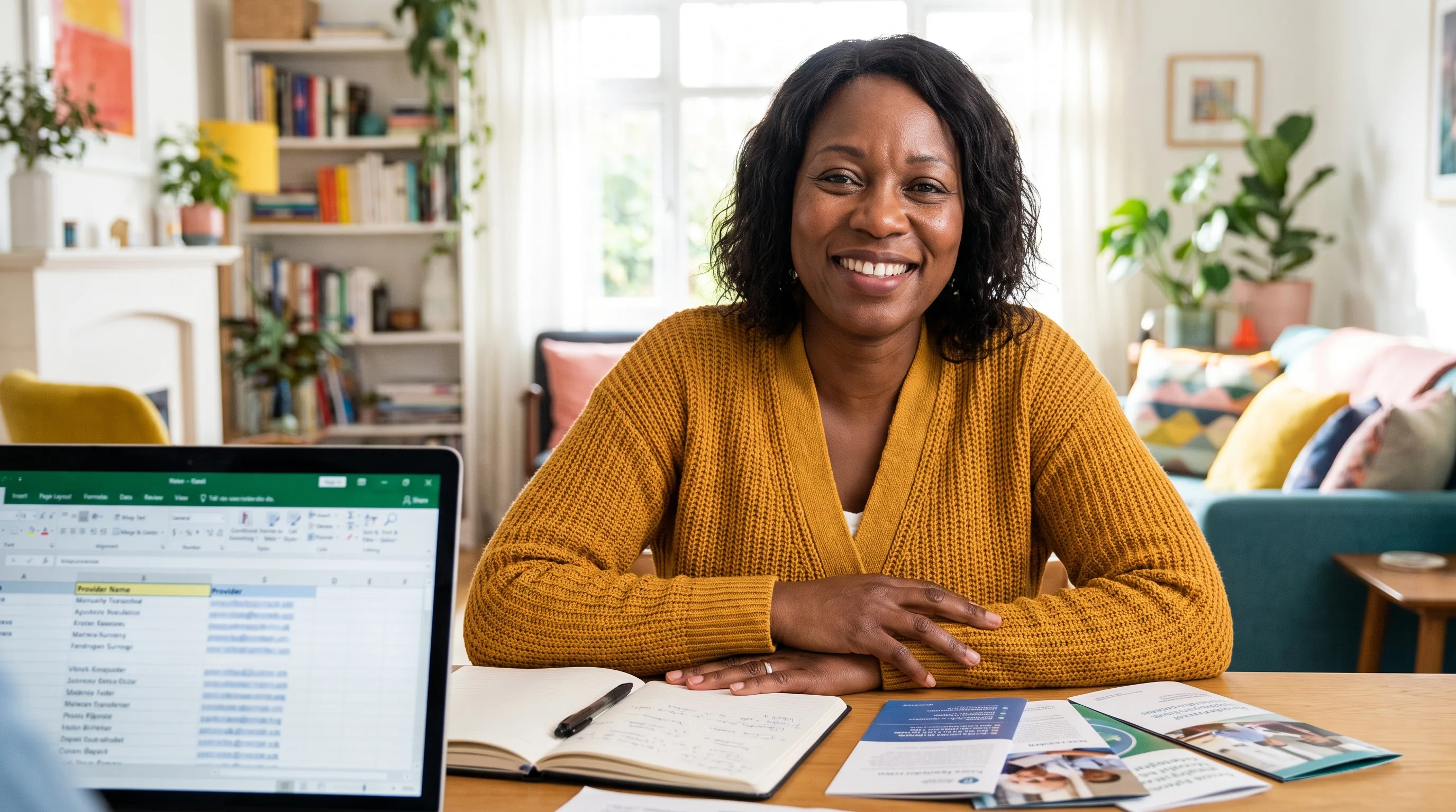 A healthy adult comparing compounded semaglutide provider options at home