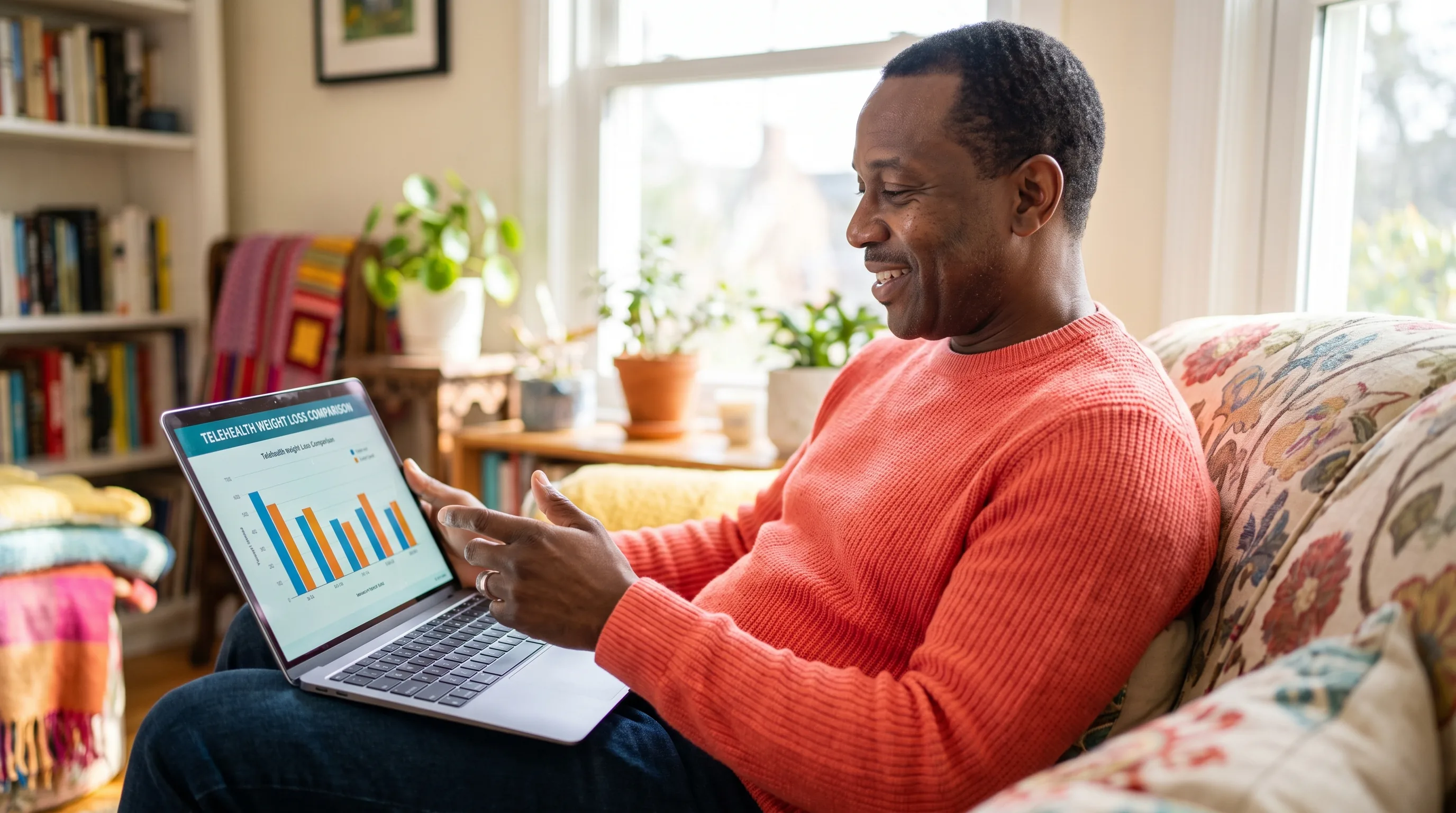 A pru best telehealth for weight loss comparison in a real, at-home moment
