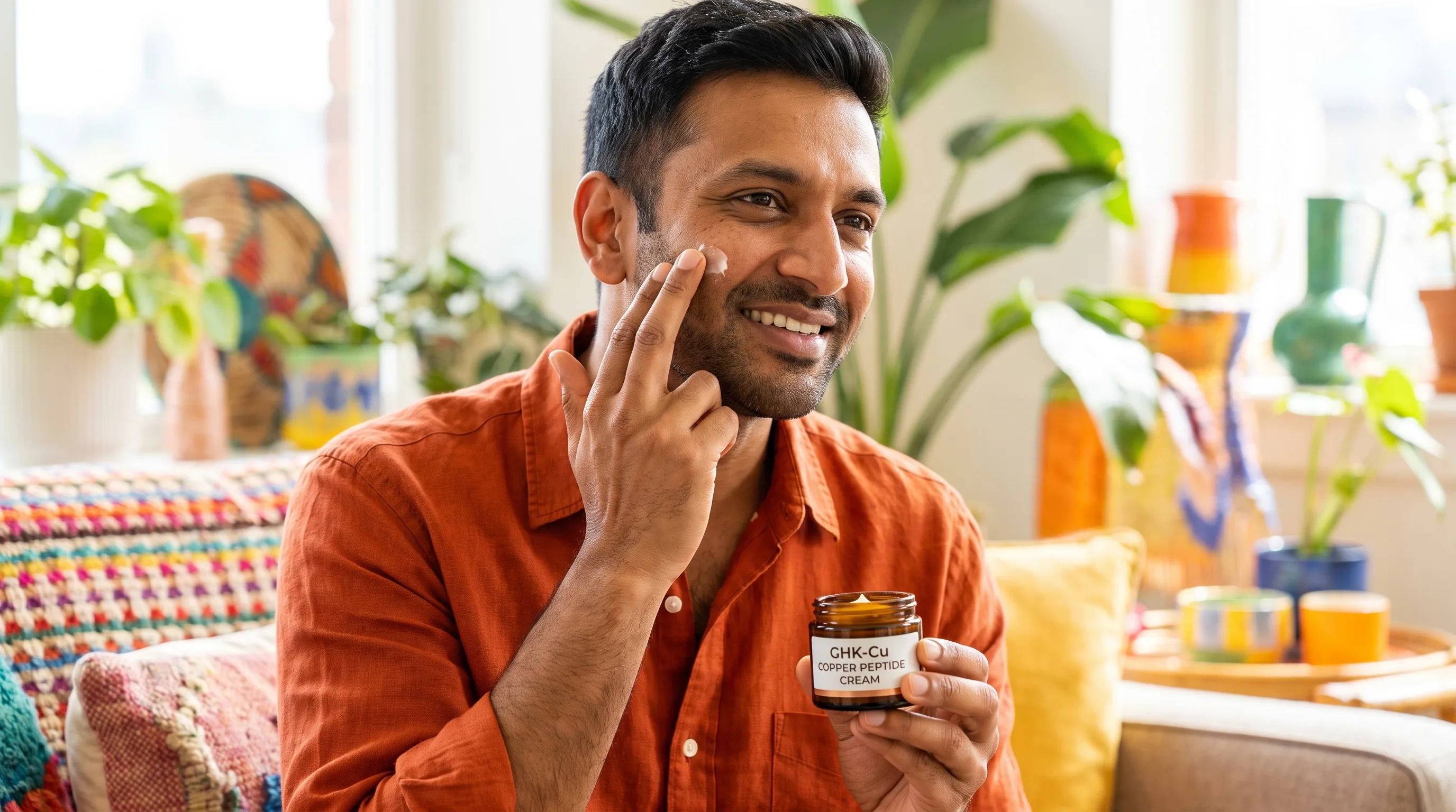 A pru compounded GHK-Cu copper-peptide cream