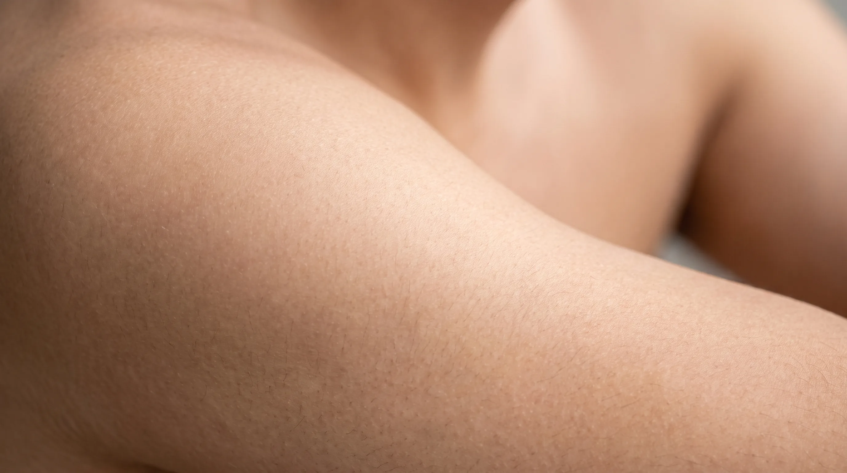 Close-up of healthy, well-cared-for skin