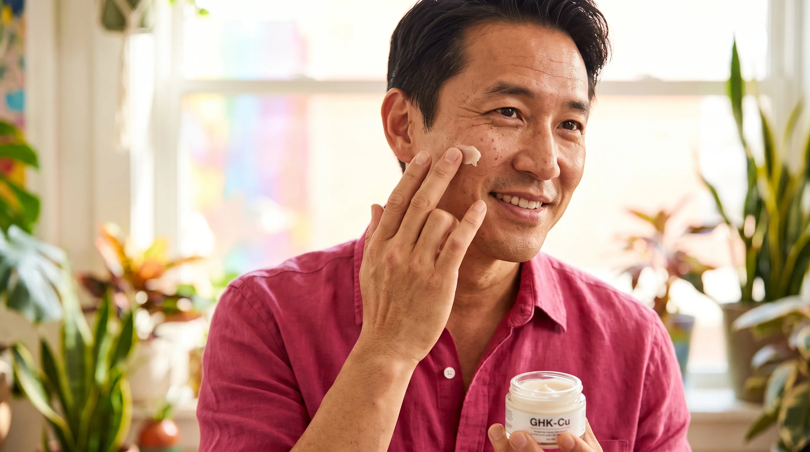 A pru compounded GHK-Cu copper-peptide cream